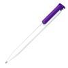 Ручка шариковая Super-Hit Basic Polished белый/фиолетовый 267