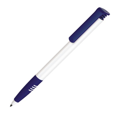 Ручка шариковая Super-Hit Basic Polished Soft grip белый/синий 2757