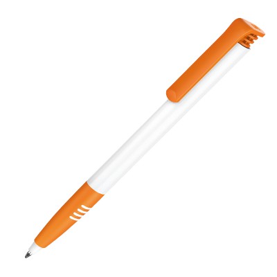 Ручка шариковая Super-Hit Basic Polished Soft grip белый/оранжевый 151
