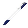 Ручка шариковая Hattrix Polished Basic Soft grip zone ClipMetal белый/синий 2757