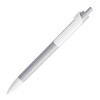 Ручка шариковая FORTE белый/серый