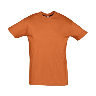 Футболка мужская, 150г/м2, оранжевая