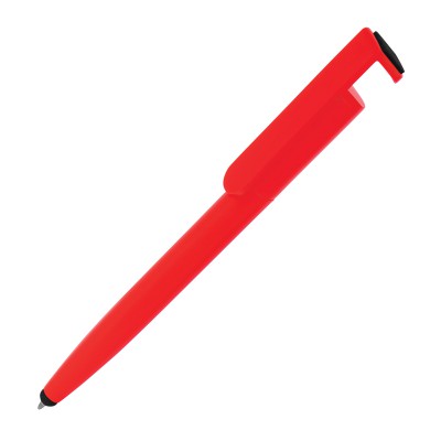 Ручка шариковая со стилусом, красный