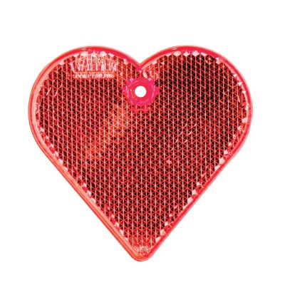 Пешеходный светоотражатель «Сердце» красный