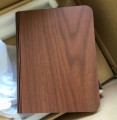 Лампа в виде книги, темное дерево