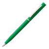 Ручка шариковая, пластик/металл, серебристый/зеленый