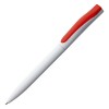 Ручка шариковая бело-красная