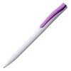 Ручка шариковая бело-фиолетовая