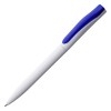 Ручка шариковая бело-синяя