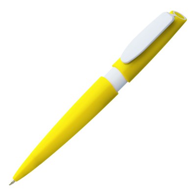 Ручка шариковая, желтая желтый