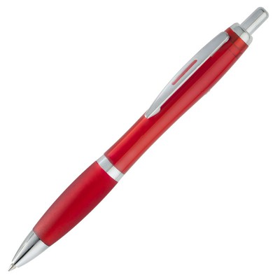 Ручка шариковая, пластик/металл, красный