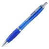 Ручка шариковая, пластик/металл, синяя синий