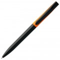 Ручка шариковая черно-оранжевая