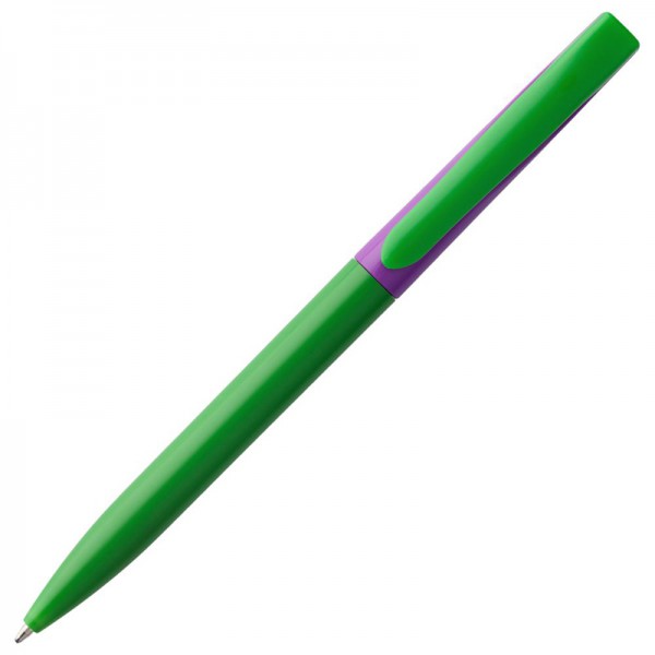 Ручка шариковая зелено-фиолетовая