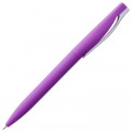 Ручка шариковая, покрытие Soft Touch, фиолетовая