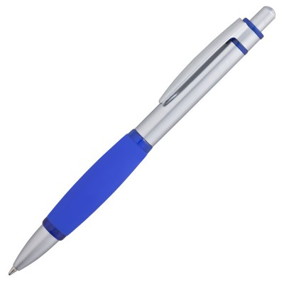 Ручка шариковая, с синими элементами