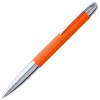 Ручка шариковая, покрытие софт-тач, оранжевая