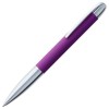 Ручка шариковая, покрытие софт-тач, фиолетовая