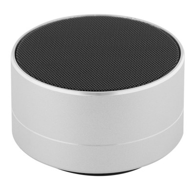 Беспроводная Bluetooth колонка, серебристая