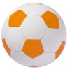 Мяч футбольный, бело-оранжевый, 22 см