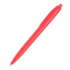 Ручка шариковая, красная, пластик