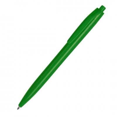 Ручка шариковая, зеленая, пластик