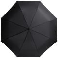 Зонт складной Floyd с кольцом, чёрный, 92,5см