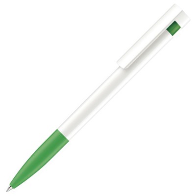Шариковая ручка "LIBERTY POLISHED BASIC SOFT GRIP" белый/зеленый 347С