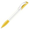 Ручка шариковая Hattrix Polished Basic белый/желтый 7408