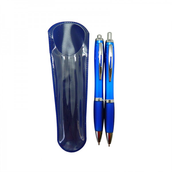 Набор: ручка и карандаш механический, синий