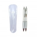 Набор: ручка и карандаш механический  белый