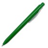 Ручка шариковая, пластиковая, зеленый