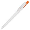 Ручка шариковая TWIN WHITE белый/оранжевый
