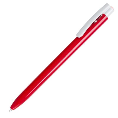 Ручка шариковая ELLE, пластик, красный/белый