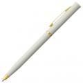 Ручка шариковая, пластик/металл, золотистый/серый
