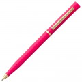 Ручка шариковая, пластик/металл, золотистый/розовый