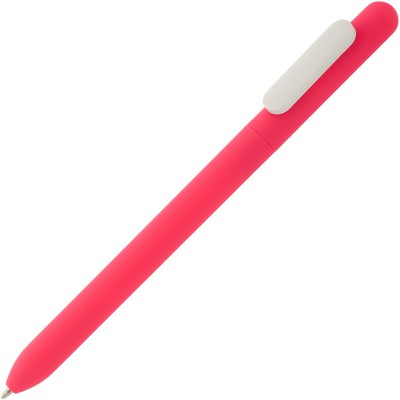 Ручка шариковая Soft Touch розовый, белый