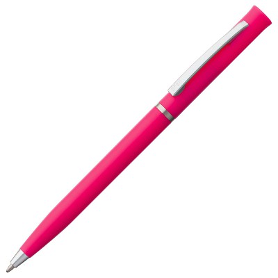 Ручка шариковая, пластик/металл, серебристый/розовый