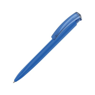 Ручка трехгранная, soft-touch синий