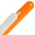 Ручка шариковая Slider оранжевая с белым
