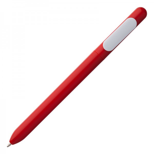 Ручка шариковая Slider красная с белым