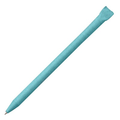 Ручка шариковая из цветного картона, голубая