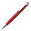 Ручка шариковая, красная, поворотный механизм