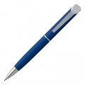 Ручка шариковая, синяя, поворотный механизм
