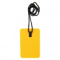 Чехол для телефона на шнурке, фетр, 8,5х12,5см желтый