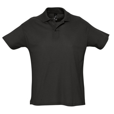 Рубашка-поло, 170г/м2, черная