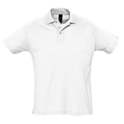 Рубашка-поло, 170г/м2, белая