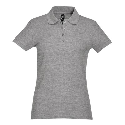Рубашка-поло женская, 170г/м2, серая