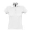 Рубашка-поло женская, 170г/м2, белая