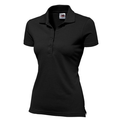 Рубашка поло женская 160 г/м2 черный